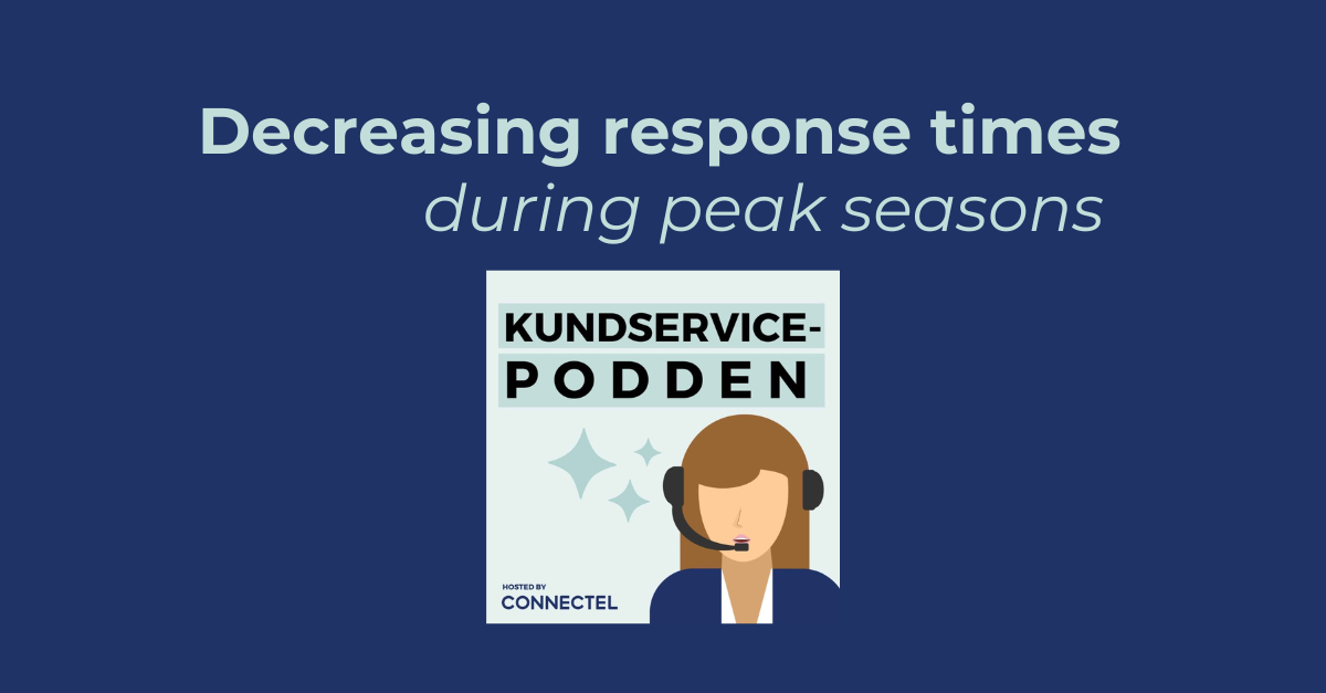 Decreasing response times during peak seasons