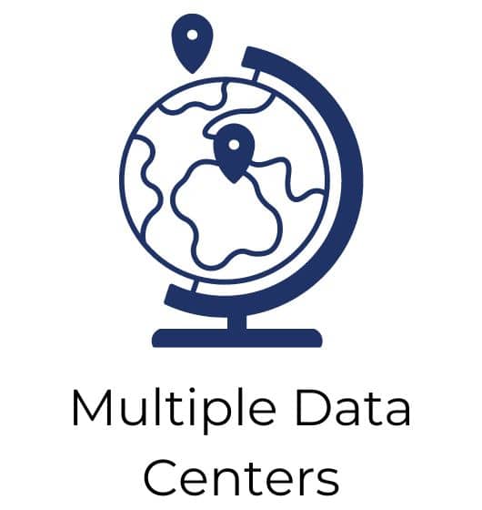 Multiple data centers logo